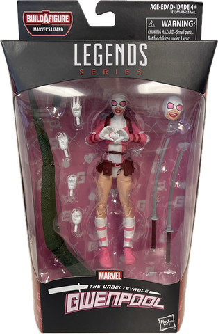 Marvel Legends The Unbelievable Gwenpool Figure Build-A-Figure Lizard