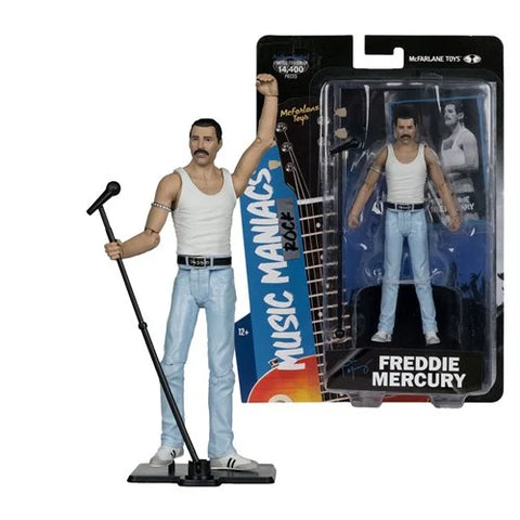 Music Maniacs Wave 3 Freddie Mercury 6-Inch Action Figure