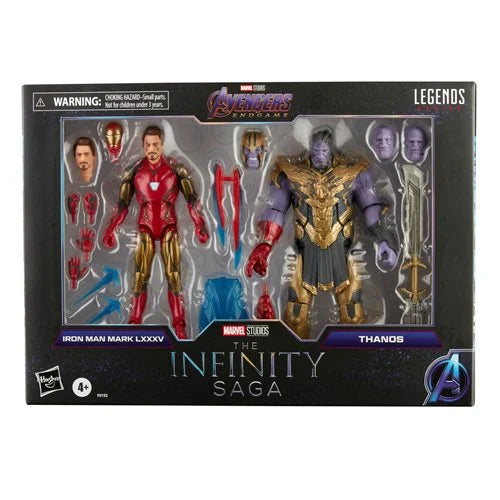 Marvel Legends Infinity Saga Avengers Endgame Iron Man 85 vs. Thanos