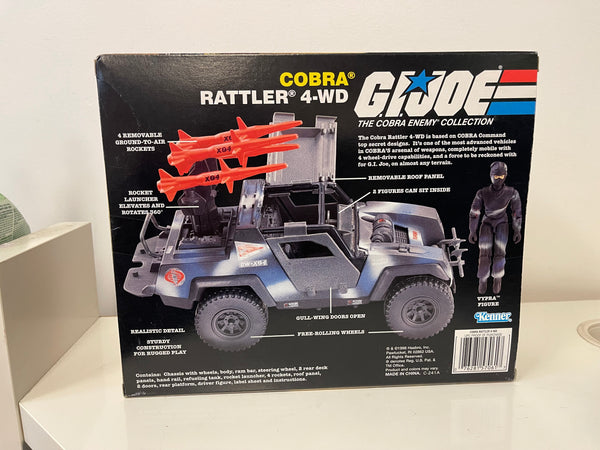 GI Joe Cobra Enemy Collection Cobra Rattler 4-WD w/ Vypra 1998