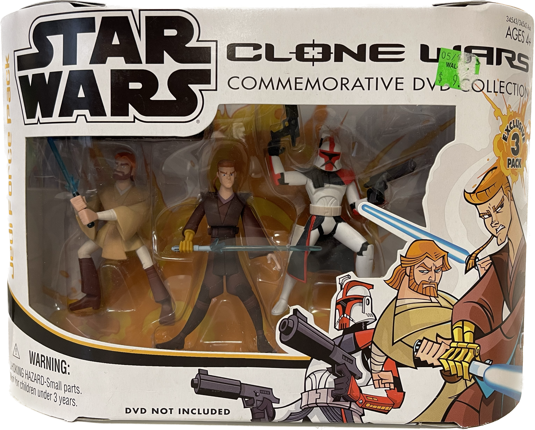 Star Wars Clone Wars Commemorative Collection Action Figure 3-Pack