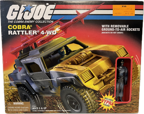 GI Joe Cobra Enemy Collection Cobra Rattler 4-WD w/ Vypra 1998