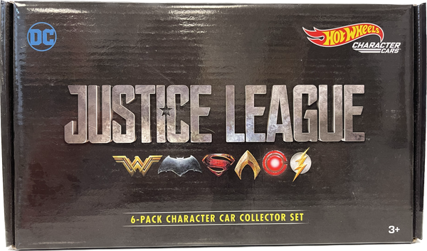 Hot Wheels DC Justice League 6-Pack Character Car Collector Set