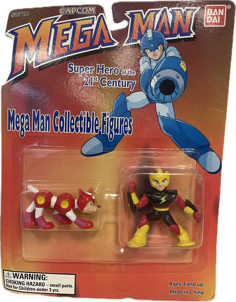 Mega Man Rush & Eleckman Collectible Figures Two-Pack