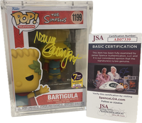 Pop 7BAP Signature Series The Simpsons Bartigula 1199 Signed By Nancy Cartwright with JSA Certification