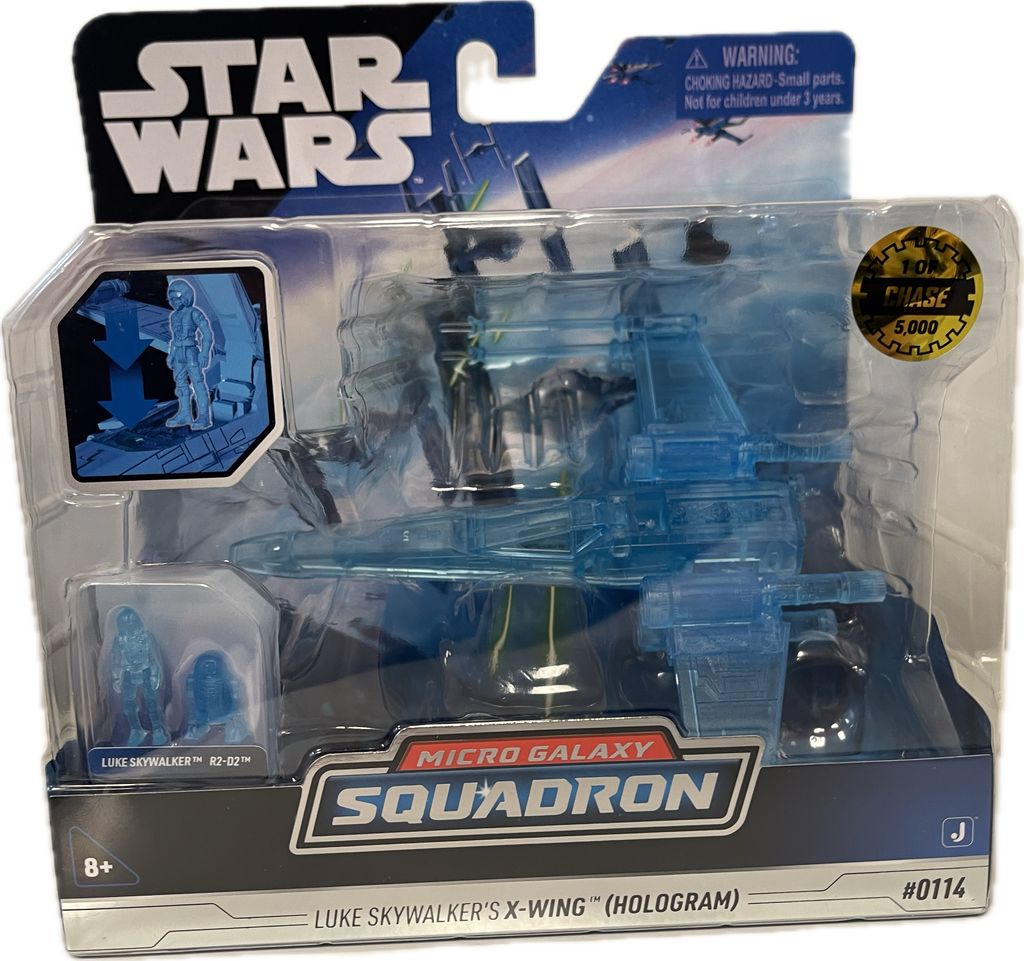 Star Wars Micro Galaxy Squadron Luke Skywalker's X-Wing (Hologram) Cha ...