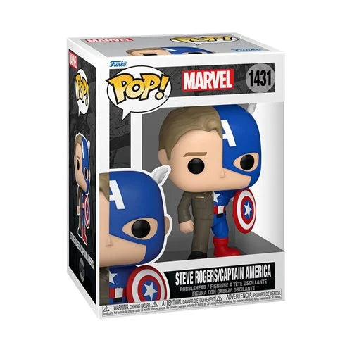 Marvel Comics Split Steve Rogers/Captain America Pop! Vinyl