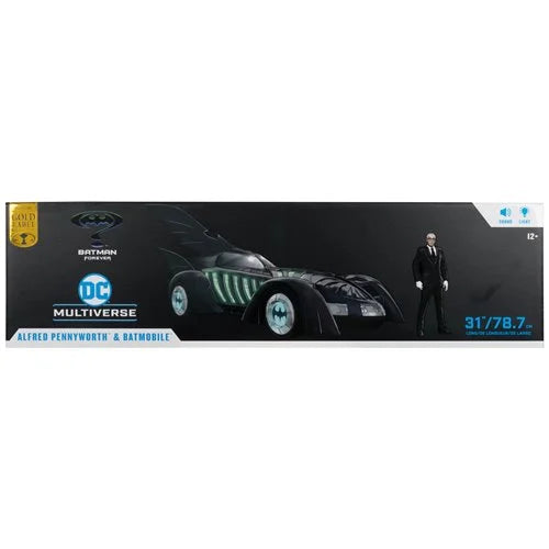 DC Batman Forever Batmobile Vehicle & Alfred 7-Inch Figure