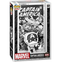 Marvel 85th Captain America B&amp;W Pop! Comic Cover Figure #61