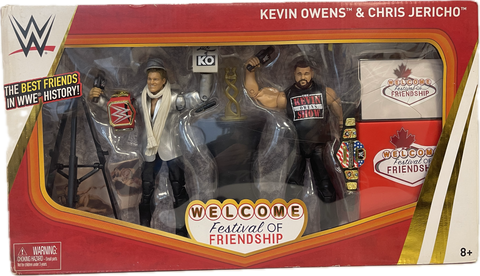 WWE Festival Of Friendship Kevin Owens & Chris Jericho Figure Set