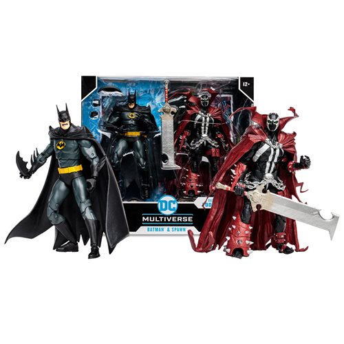 DC Multiverse Batman and Spawn Based on Comics by Todd McFarlane 7-Inch Action Figure 2-Pack