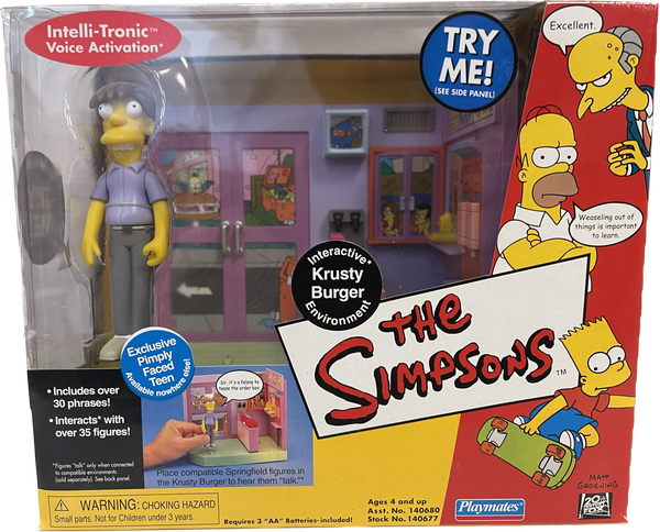 The Simpsons Interactive Krusty Burger Environment & Figure Set