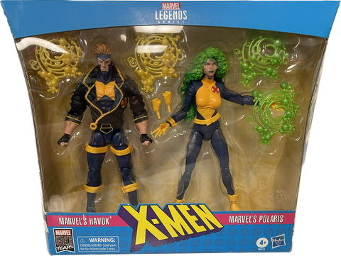 Marvel Legends Series X-Men Havok & Polaris Figure Set
