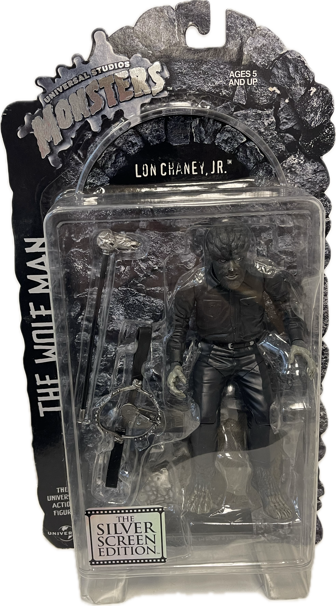 Sideshow Toys Universal Studios Monsters Silver Screen Edition The Wolf Man L  Lon Chaney JR.