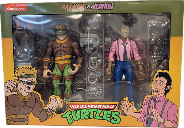 Teenage Mutant Ninja Turtles Rat King & Vernon Figure Set