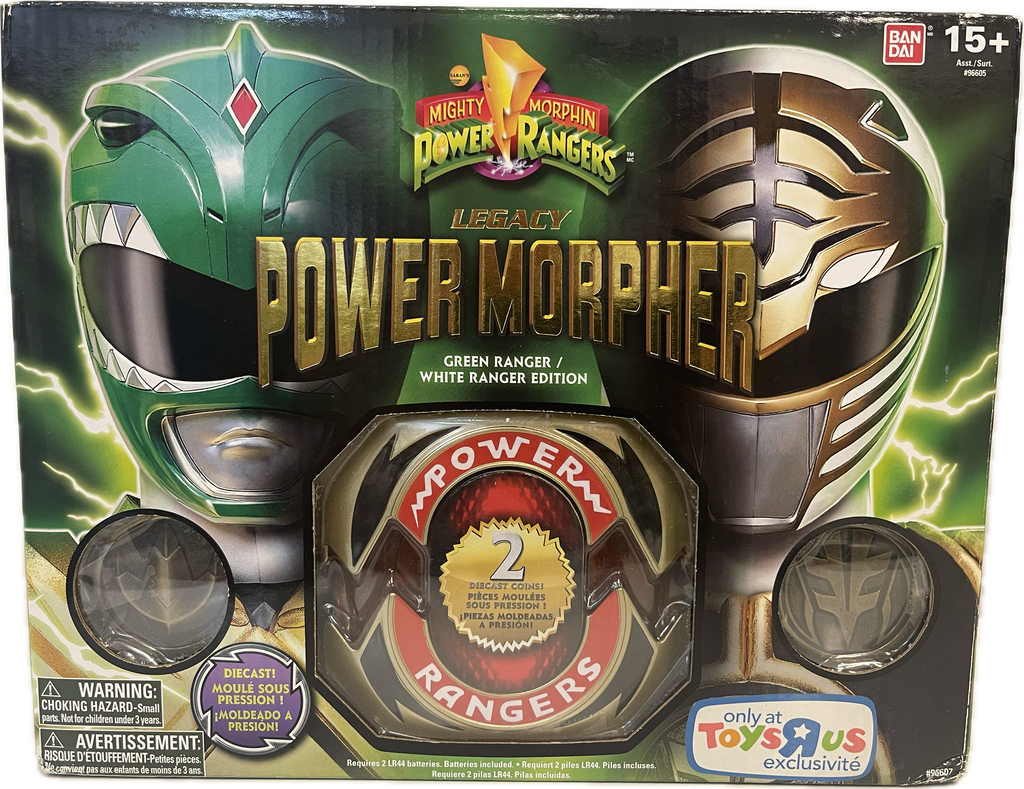 Power Rangers Legacy Power Morpher Green Ranger / White Ranger Edition ...