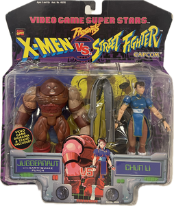 Video Game Super Stars X-Men vs Streetfighter Juggernaut vs. Chun Li