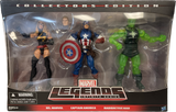 Marvel Legends Ms. Marvel, Captain America, & Radioactive Man