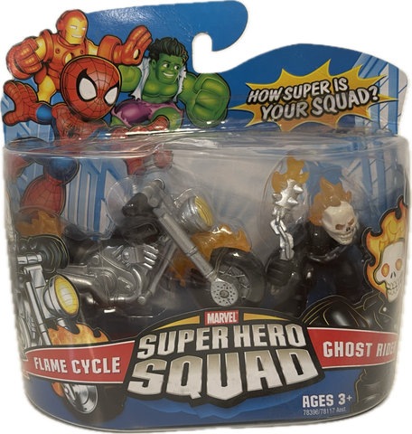 Super Hero Squad Ghost Rider and Flame Cycle