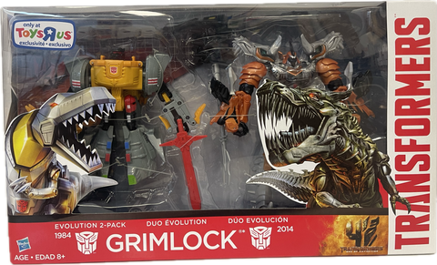 Transformers Evolution 2-Pack Grimlock 1984 & 2014 Figure Set