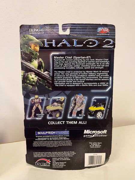 Halo 2 Series 1 Master Chief w/ Blaster Rifle And SMGs