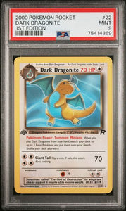 Dark Dragonite 1st Edition PSA 9