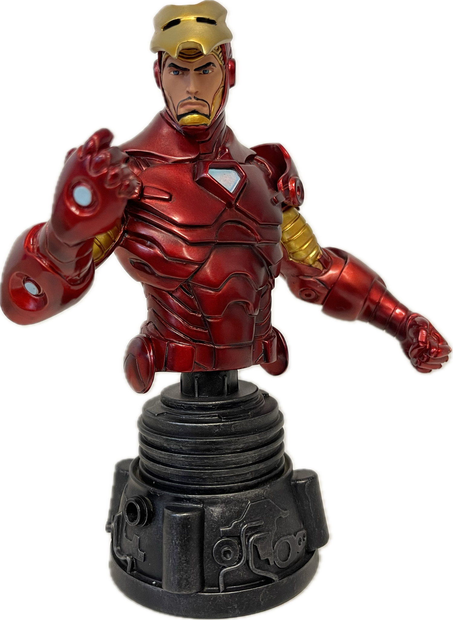 The Invincible Iron Man (Unmasked Version) Marvel Mini-Bust Statue