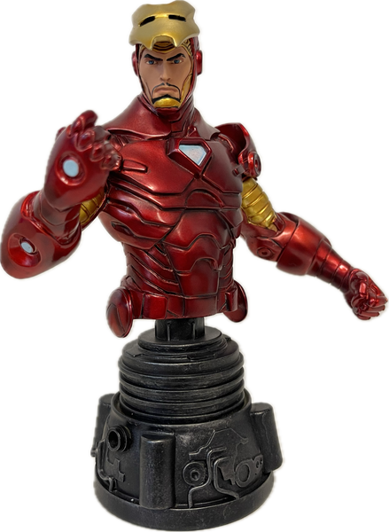 The Invincible Iron Man (Unmasked Version) Marvel Mini-Bust Statue