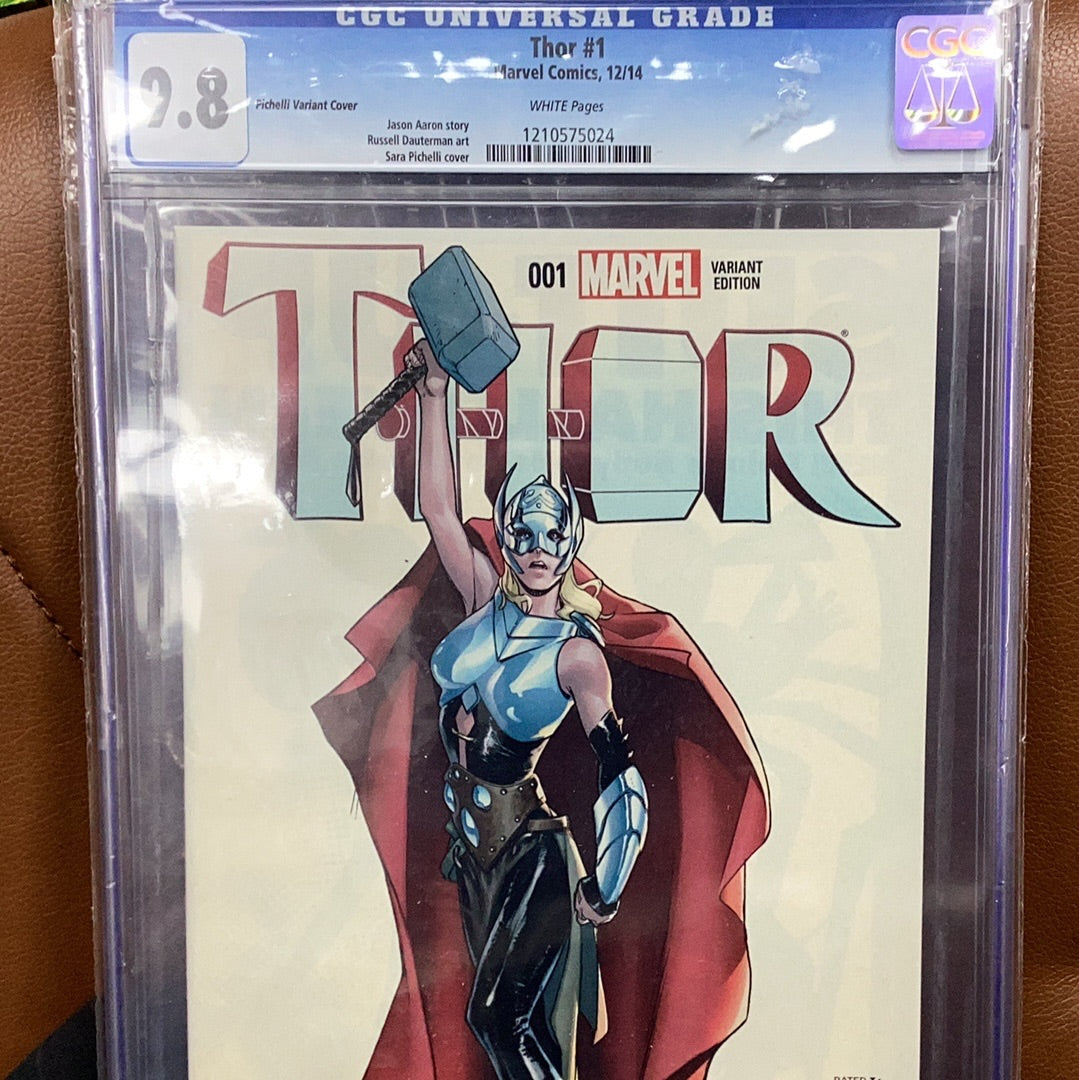 Thor #1 CGC 9.8 Pichelli Variant Cover