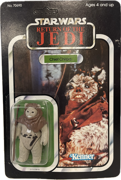 Star Wars Return Of The Jedi Chief Chirpa 1984 Unpunched Vintage