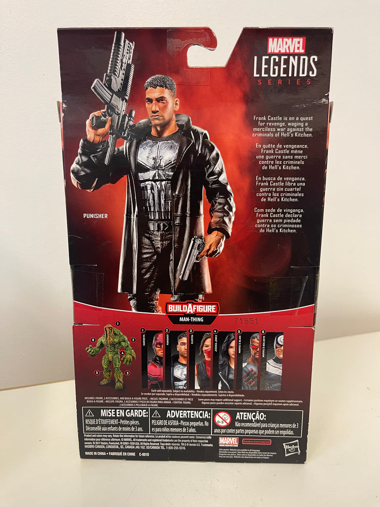 Marvel Legends Series Daredevil Punisher Figure Man-Thing Build-A-Figu –  Big Ben's Comix Oasis