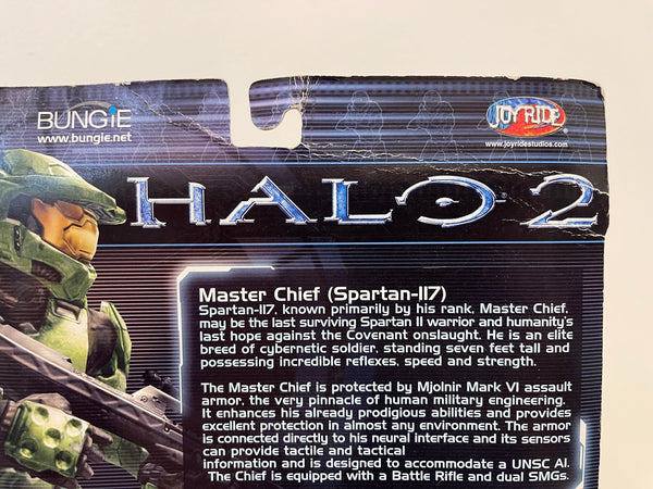 Halo 2 Series 1 Master Chief w/ Blaster Rifle And SMGs