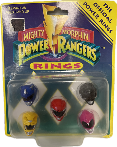 Mighty Morphin Power Ranger Rings