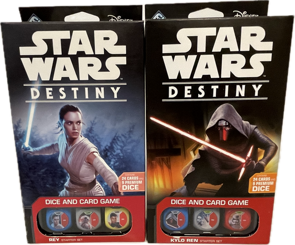 Star Wars Destiny Dice & Card Game Rey & Kylo Ren Starter Sets