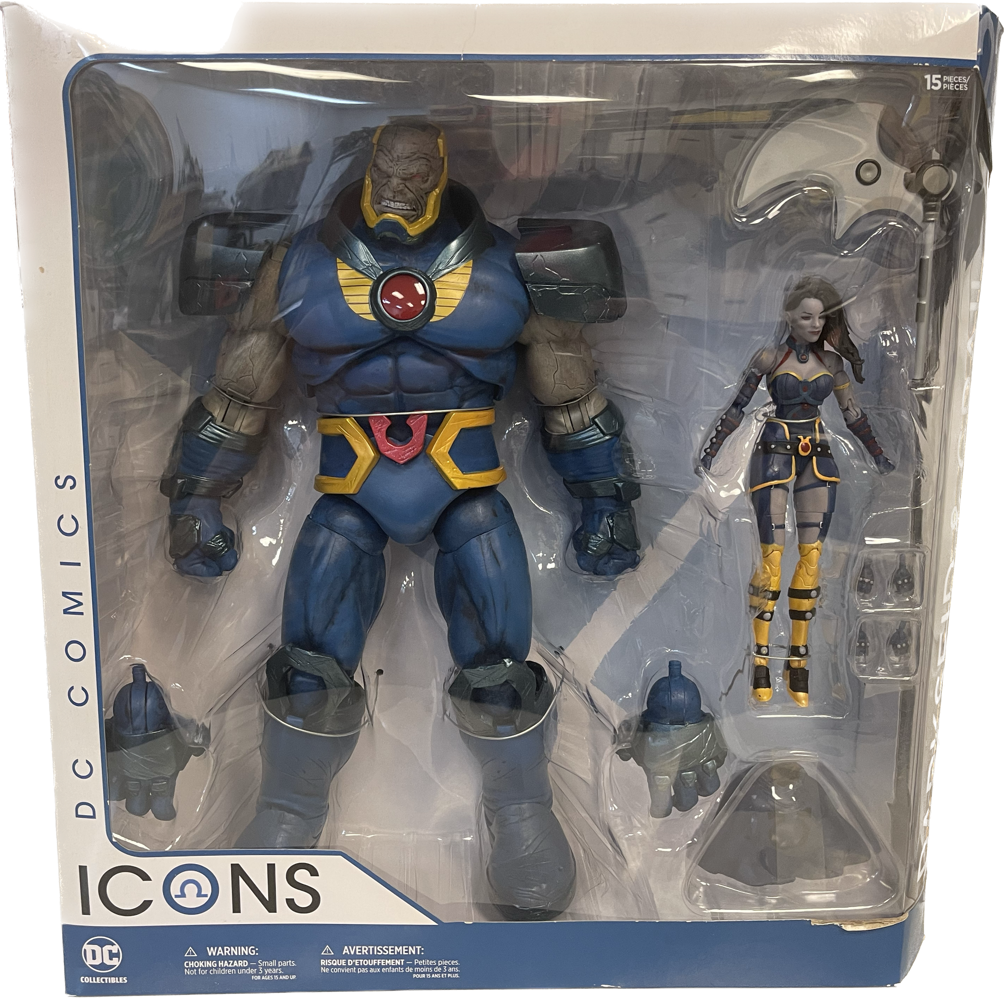 DC Icons Darkseid and Grail Action Figure Set