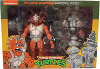 Teenage Mutant Ninja Turtles Triceraton Infantyman & Roadkill Rodney Set