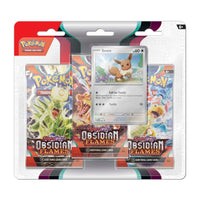 Pokemon Scarlet & Violet-Obsidian Flames 3 Booster Packs & Eevee Promo Card