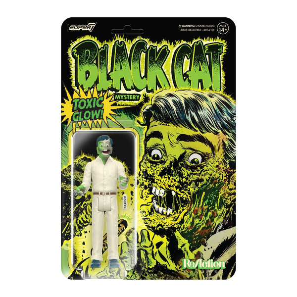 Pre-Code Horror Black Cat Mystery Radium Man (Glow in the Dark) 3 3/4-Inch ReAction Figure