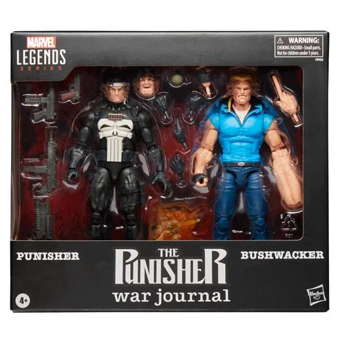 Marvel Legends Punisher and Bushwacker 6-Inch Action Figures