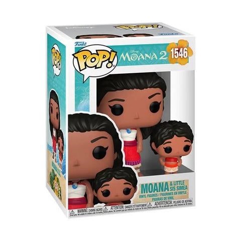 Moana 2 Moana & Little Sis Simea Pop! Vinyl Figure and Buddy