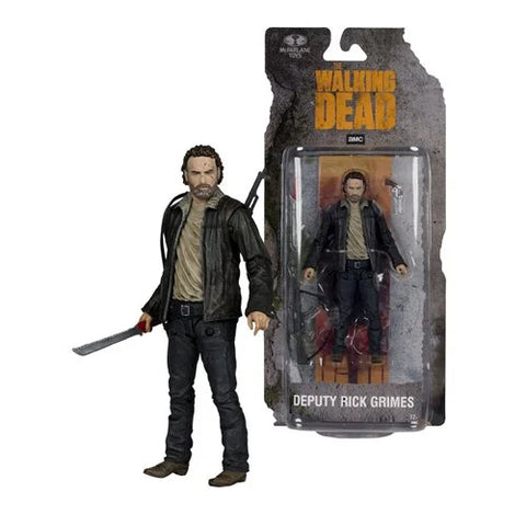 Walking Dead Wave 1 Deputy Rick Grimes 5-Inch Scale Figure