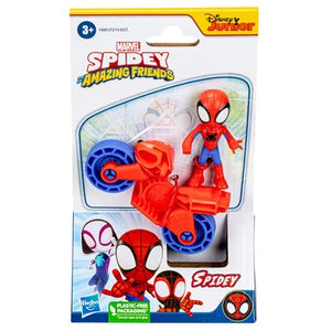 Spidey and His Amazing Friends Figure Motorcycles Spidey