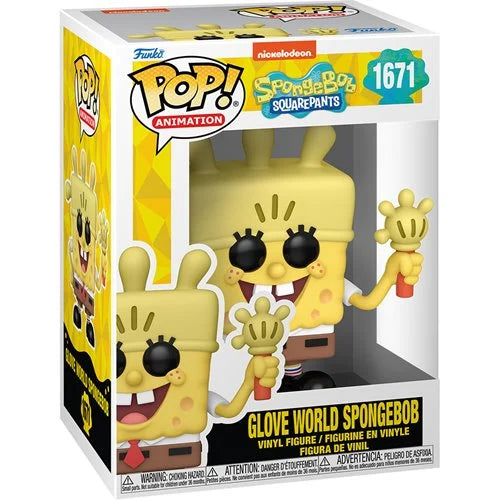 SpongeBob 25th Anni. Glove World SpongeBob Light Pop! Vinyl #1671