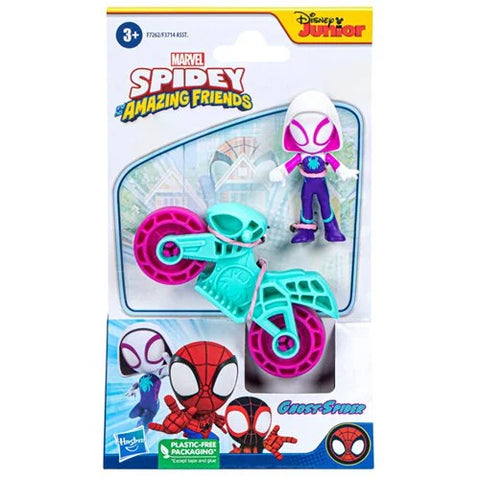 Spidey and His Amazing Friends Figure Motorcycles Ghost-Spider