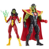 Avengers 60th Anniversary Marvel Legends Skrull Queen and Super-Skrull