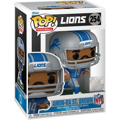 NFL Lions Amon-Ra St. Brown Funko Pop! Vinyl Figure #254