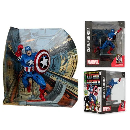 Marvel Wave 2 Captain America 1:10 Posed Figure