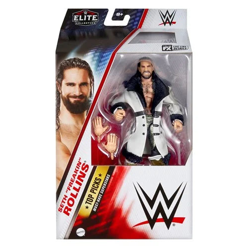 WWE Elite Top Picks 2025 Wave 1 Action Figure & Seth Rollins