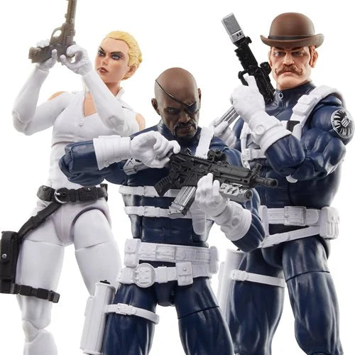 Marvel Legends Dum Dum Dugan Sharon Carter Nick Fury Jr Set