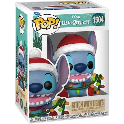 Lilo & Stitch Holiday Stitch with Lights Pop! Vinyl Figure #1504